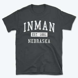Inman Nebraska Classic Established Basic T-Shirt