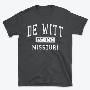 De Witt Missouri Classic Established Basic T-Shirt