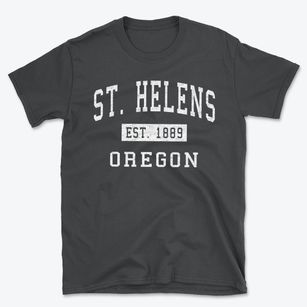 St. Helens Oregon Classic Established Basic T-Shirt