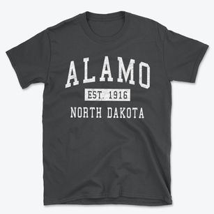 Alamo North Dakota Classic Established Basic T-Shirt