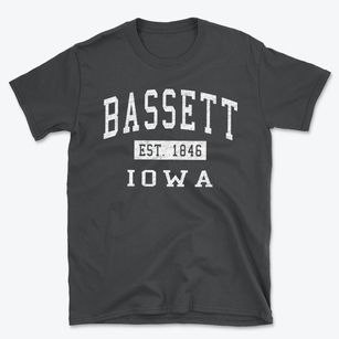 Bassett Iowa Classic Established Basic T-Shirt