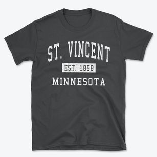 St. Vincent Minnesota Classic Established Basic T-Shirt