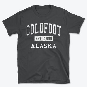 Coldfoot Alaska Classic Established Basic T-Shirt