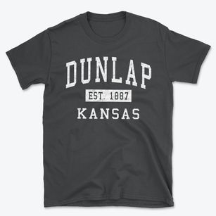 Dunlap Kansas Classic Established Basic T-Shirt