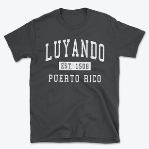 Luyando Puerto Rico Classic Established Basic T-Shirt