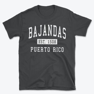 Bajandas Puerto Rico Classic Established Basic T-Shirt