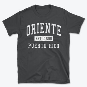 Oriente Puerto Rico Classic Established Basic T-Shirt