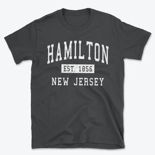 Hamilton New Jersey Classic Established Basic T-Shirt
