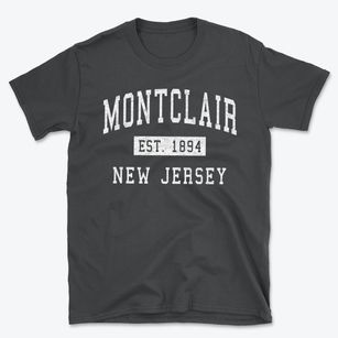 Montclair New Jersey Classic Established Basic T-Shirt