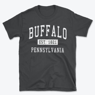 Buffalo Pennsylvania Classic Established Basic T-Shirt