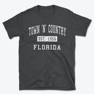 Town 'n' Country Florida Classic Established Basic T-Shirt