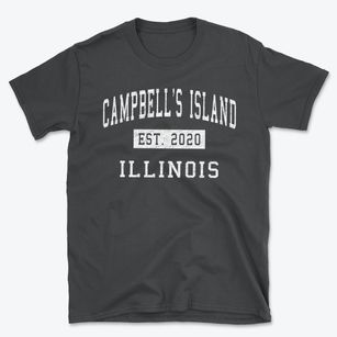 Campbell's Island Illinois Classic Established Basic T-Shirt