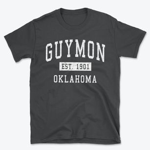 Guymon Oklahoma Classic Established Basic T-Shirt