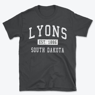Lyons South Dakota Classic Established Basic T-Shirt