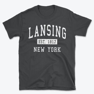 Lansing New York Classic Established Basic T-Shirt