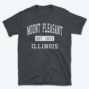 Mount Pleasant Illinois Classic Established Basic T-Shirt