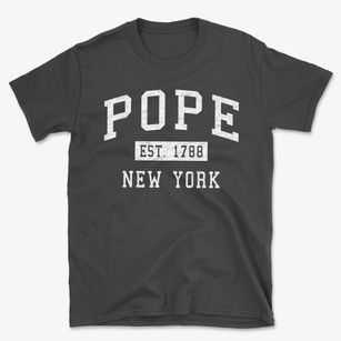 Pope New York Classic Established Basic T-Shirt