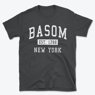 Basom New York Classic Established Basic T-Shirt