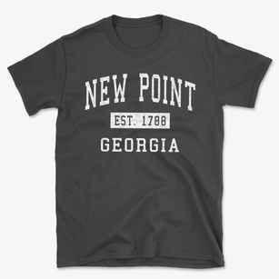 New Point Georgia Classic Established Basic T-Shirt