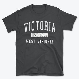Victoria West Virginia Classic Established Basic T-Shirt