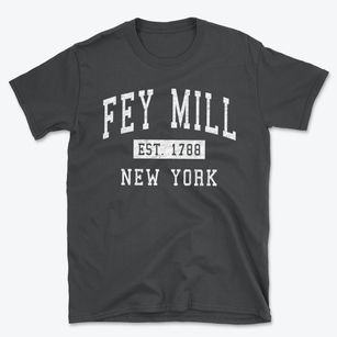 Fey Mill New York Classic Established Basic T-Shirt