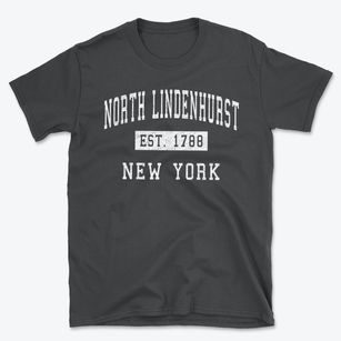North Lindenhurst New York Classic Established Basic T-Shirt