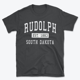 Rudolph South Dakota Classic Established Basic T-Shirt