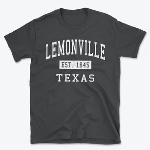 Lemonville Texas Classic Established Basic T-Shirt