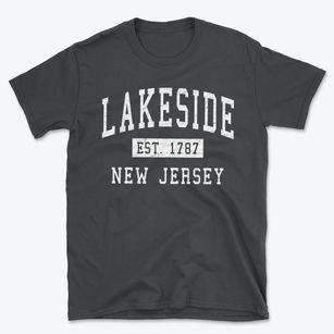 Lakeside New Jersey Classic Established Basic T-Shirt