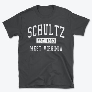 Schultz West Virginia Classic Established Basic T-Shirt