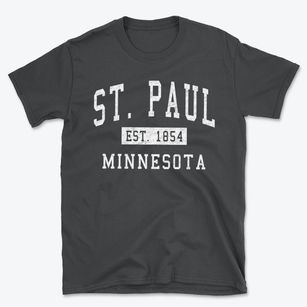 St. Paul Minnesota Classic Established Basic T-Shirt