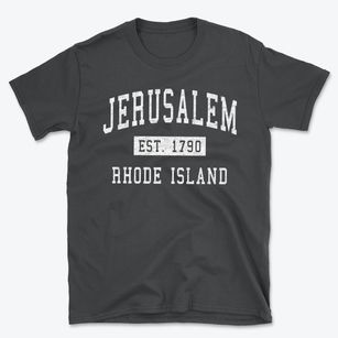Jerusalem Rhode Island Classic Established Basic T-Shirt