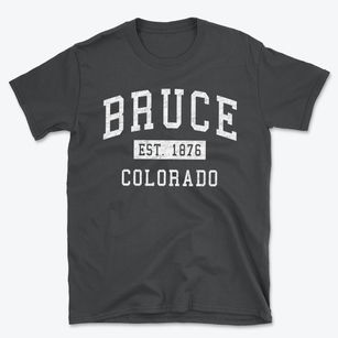 Bruce Colorado Classic Established Basic T-Shirt