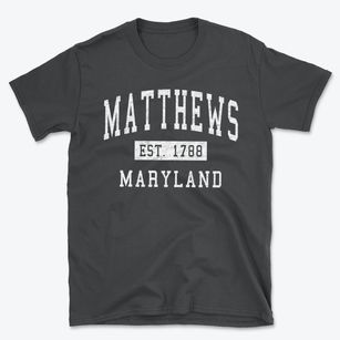 Matthews Maryland Classic Established Basic T-Shirt