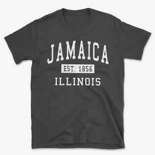 Jamaica Illinois Classic Established Basic T-Shirt
