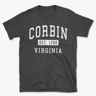 Corbin Virginia Classic Established Basic T-Shirt