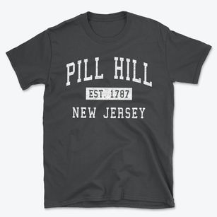 Pill Hill New Jersey Classic Established Basic T-Shirt