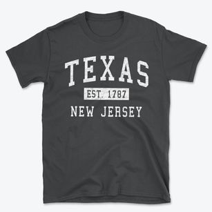 Texas New Jersey Classic Established Basic T-Shirt