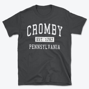 Cromby Pennsylvania Classic Established Basic T-Shirt