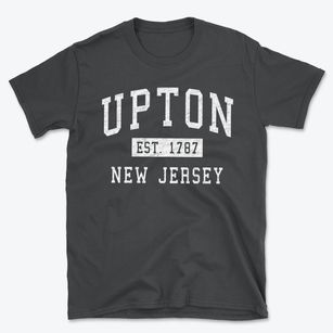 Upton New Jersey Classic Established Basic T-Shirt