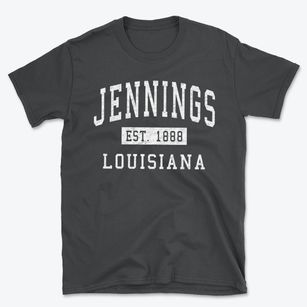 Jennings Louisiana Classic Established Basic T-Shirt