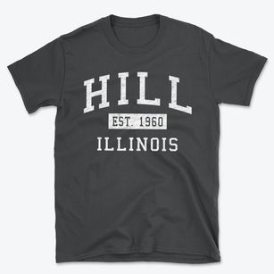Hill Illinois Classic Established Basic T-Shirt