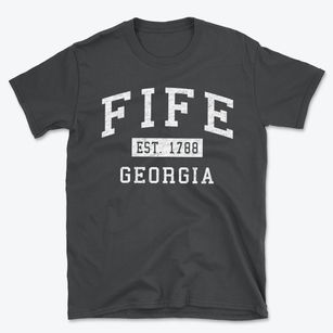 Fife Georgia Classic Established Basic T-Shirt