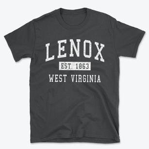 Lenox West Virginia Classic Established Basic T-Shirt