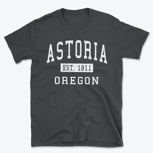 Astoria Oregon Classic Established Basic T-Shirt