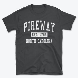 Pireway North Carolina Classic Established Basic T-Shirt