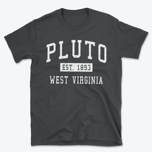 Pluto West Virginia Classic Established Basic T-Shirt