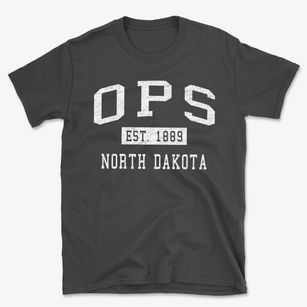 Ops North Dakota Classic Established Basic T-Shirt