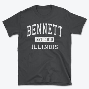Bennett Illinois Classic Established Basic T-Shirt