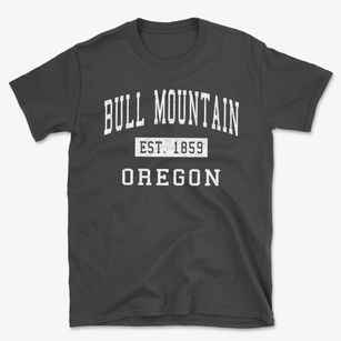 Bull Mountain Oregon Classic Established Basic T-Shirt